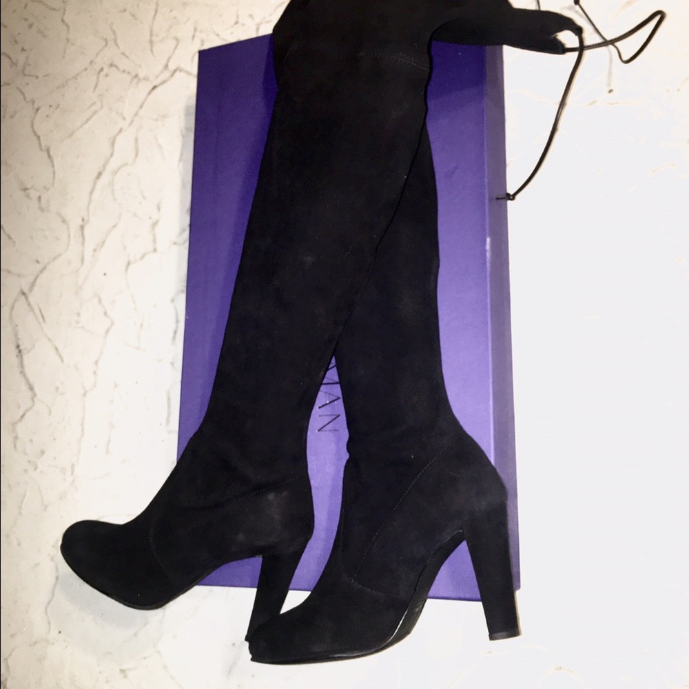 Stuart Weitzman Black Over the Knee Boots